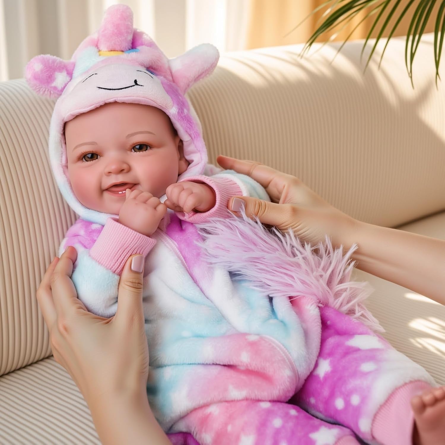 17 Inch Lifelike Baby Doll Soft Body Realistic Newborn Toy Gift