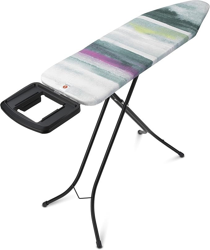 Full Size Ironing Board 124x38cm Adjustable Height Non Slip Foldable