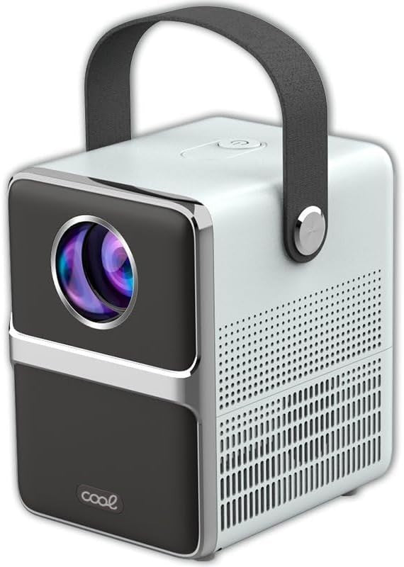 Compact Projector 2500 Lumens Portable WiFi HDMI USB Built-In Speaker