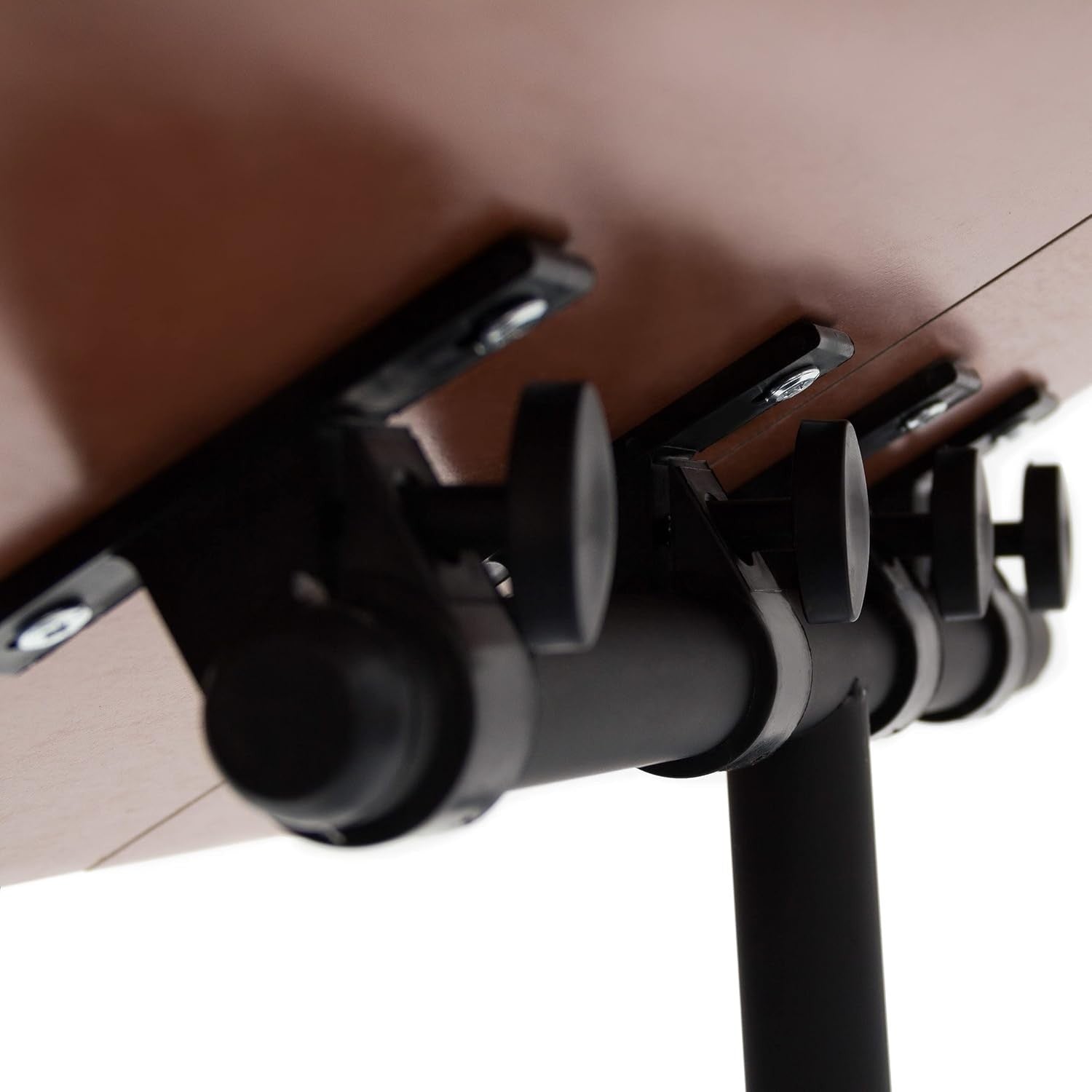 Height Adjustable Laptop Table with Wheels Sofa Bedside Rolling Stand