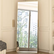 Large Gold Full Length Floor Mirror 165x60cm, Stable Aluminum Frame, Shatterproo