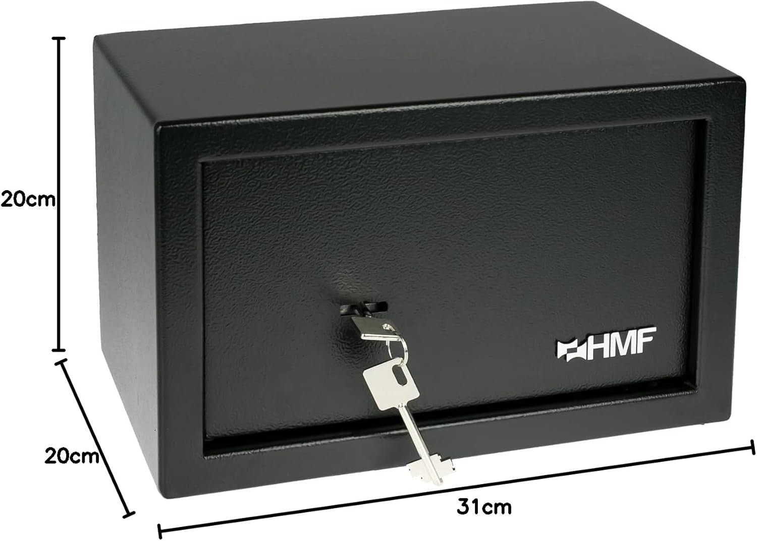 Key Lock Security Safe Box Steel Cash Jewellery Document Home Office