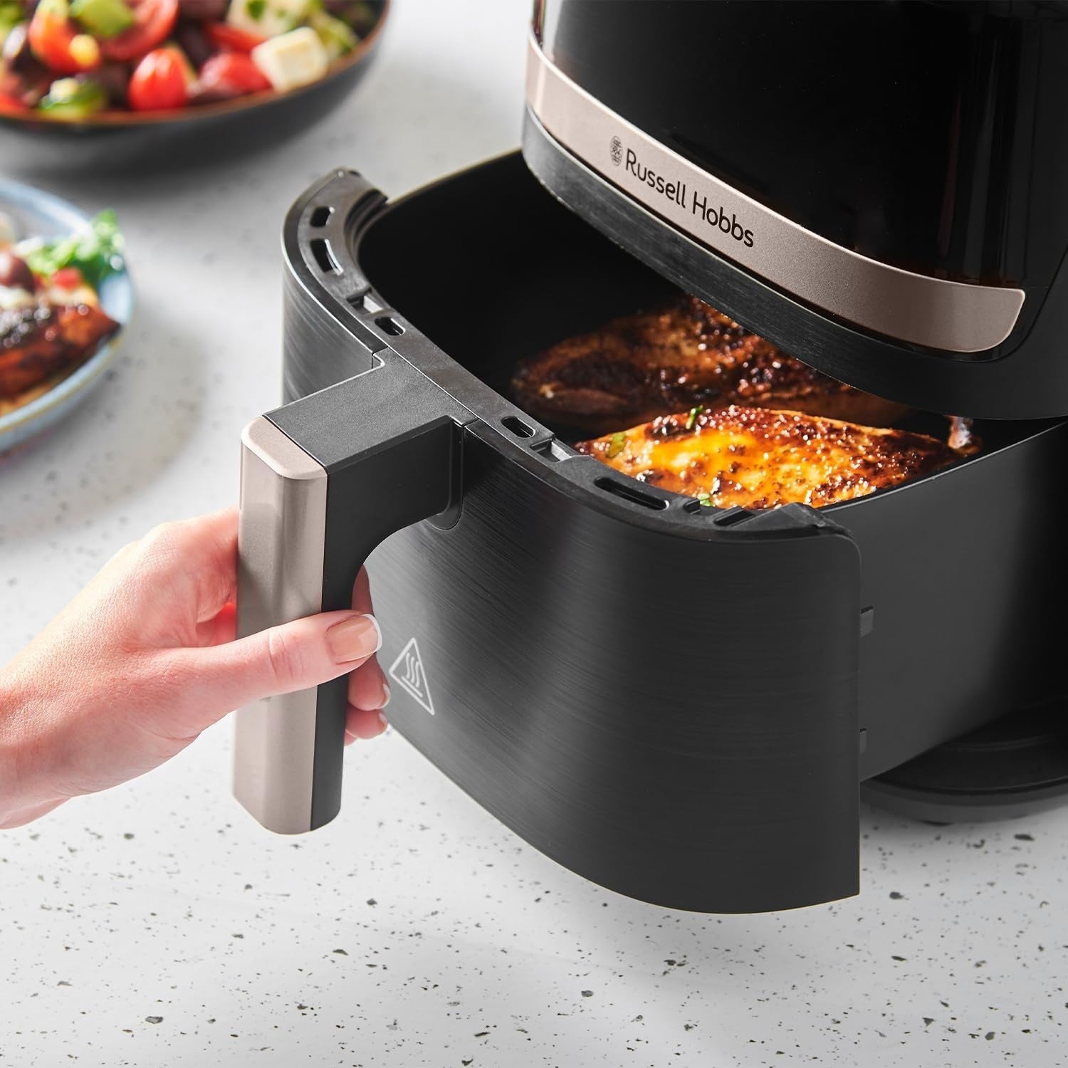 4.3L Digital Air Fryer 200°C 9 Presets Rapid Air Dishwasher Safe Auto Off