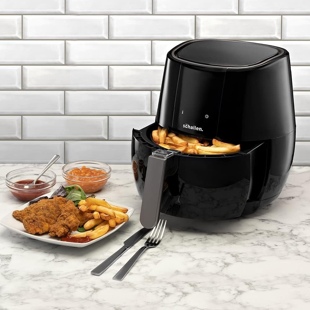 Digital Air Fryer 3.5L 9 Settings Low Fat No Oil Fry Grill Bake Roast Timer