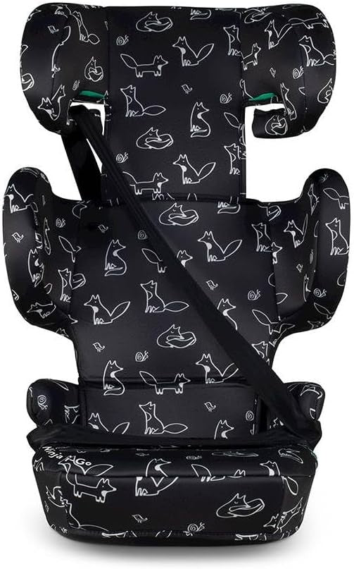 Foldable Booster Car Seat 100–150cm Lightweight Travel ISOFIT 4–12 Years