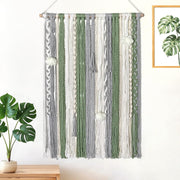 Large Boho Macrame Wall Hanging 23.6"x34.2" Tassel Tapestry Decor