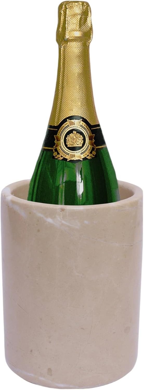 Marble Wine Chiller Bucket 750ml Bottle Cooler Keeps Wine Cold No Ice