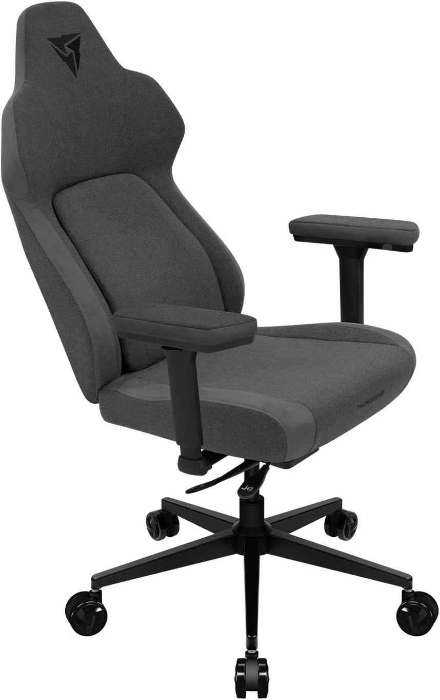 Ergonomic Gaming Chair Auto Lumbar 3D Arms Dark Grey