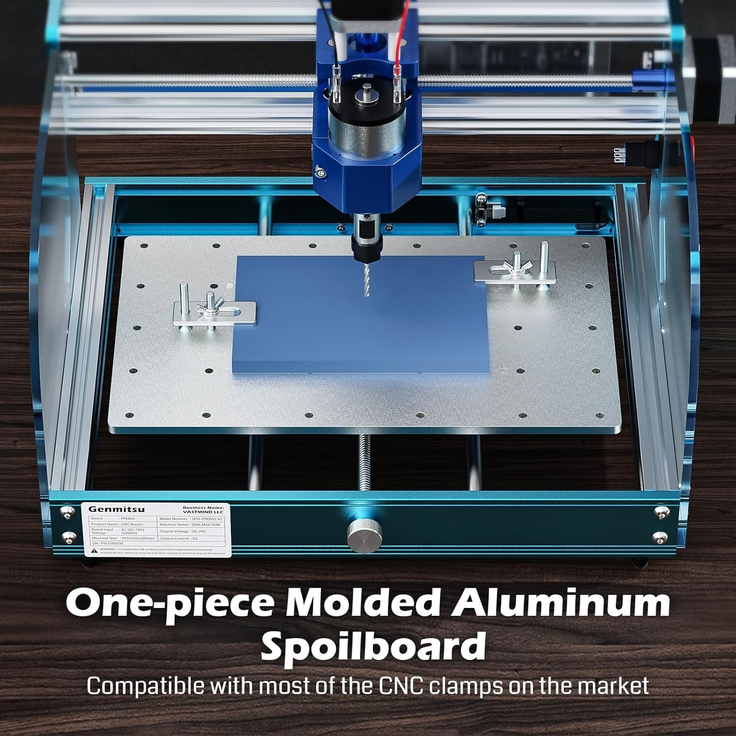 CNC Router Engraving Machine Aluminium Frame Mini Milling Wood Acrylic