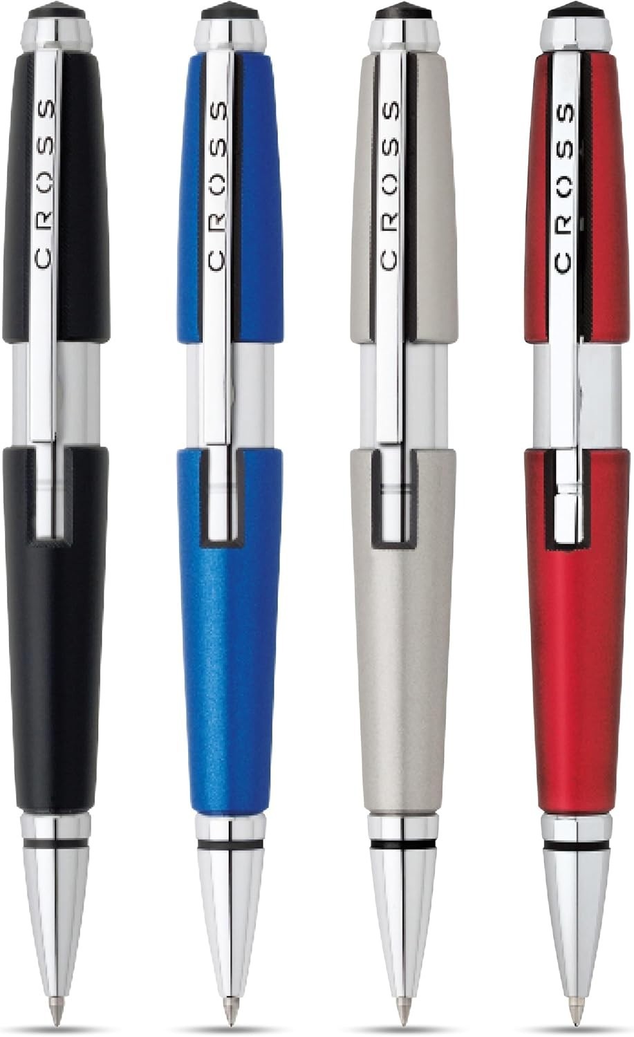 Luxury Nitro Blue Rollerball Pen Model Edge Fine Point Gift Box