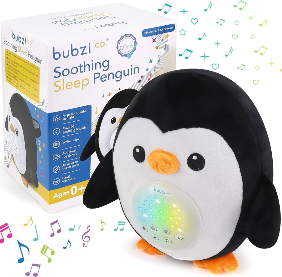 Portable Baby Sound Machine with White Noise & Star Projector, Sleep Aid