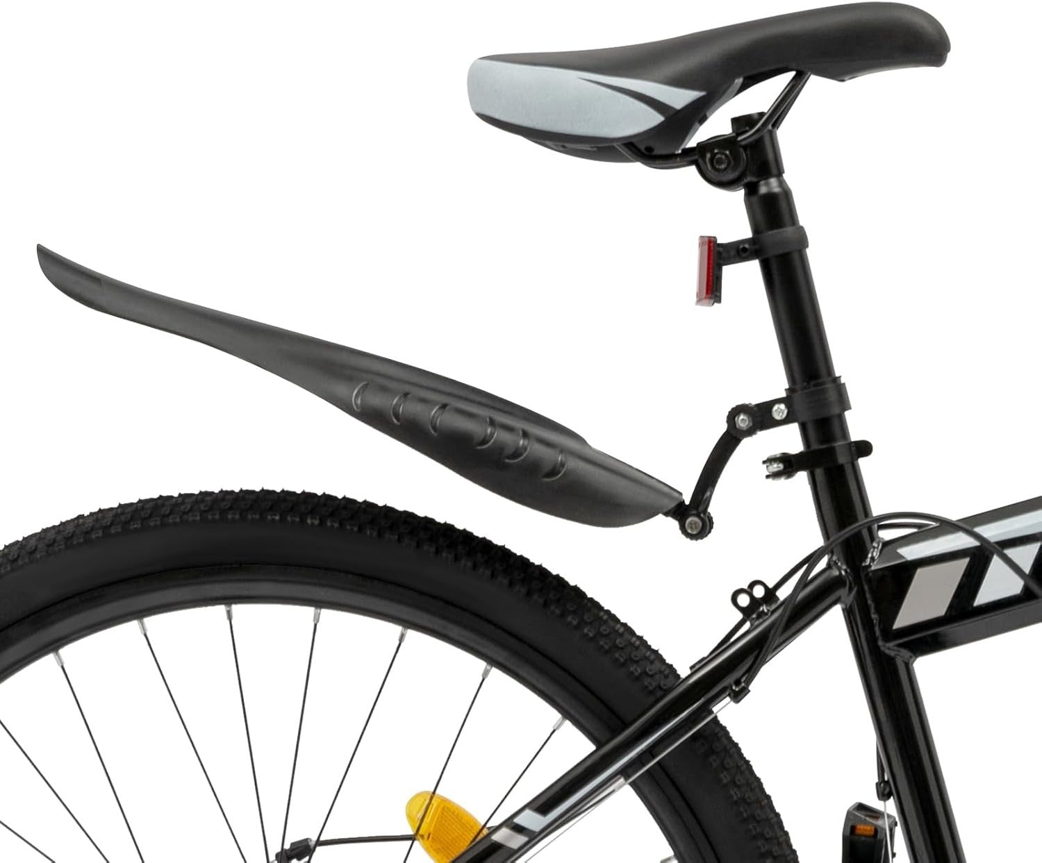 26" Folding Mountain Bike 21-Speed Adjustable Seat Dual Disc Brakes Adult MTB