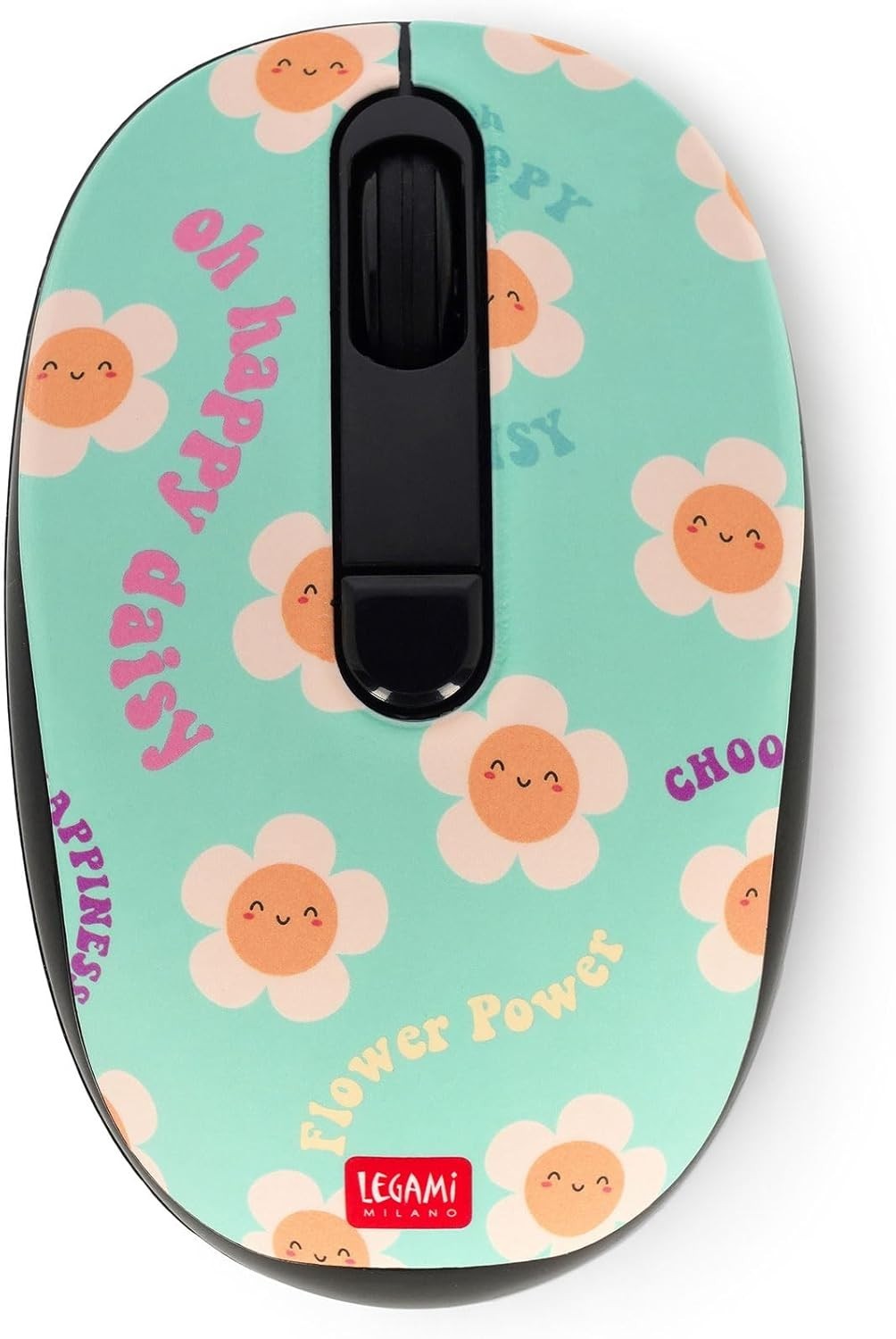 Cute Wireless Mouse Daisy Floral Compact USB 1600 DPI Laptop PC