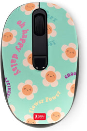 Cute Wireless Mouse Daisy Floral Compact USB 1600 DPI Laptop PC
