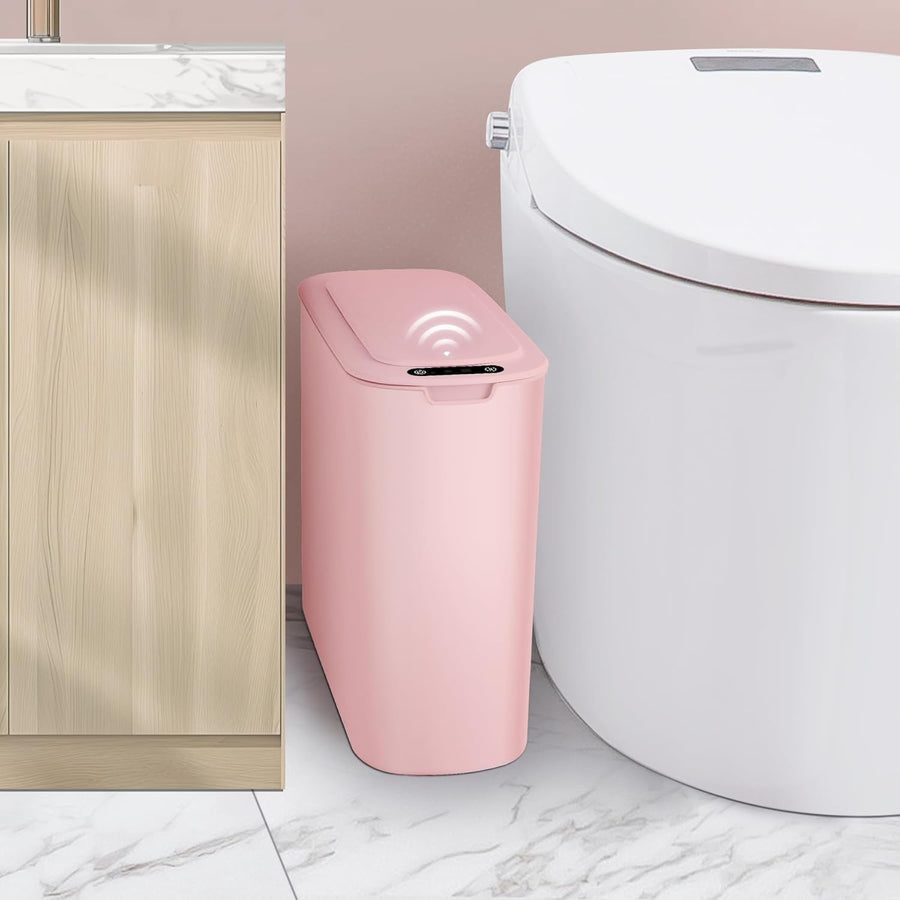 2.6G Touchless Motion Sensor Trash Can | Smart Bathrom Waste Bin