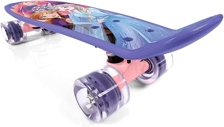 Frozen Skateboard for Kids & Adults with PU Wheels 55cm Deck