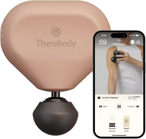 Compact Massage Gun Deep Tissue Percussion QuietForce Portable Muscle Relief