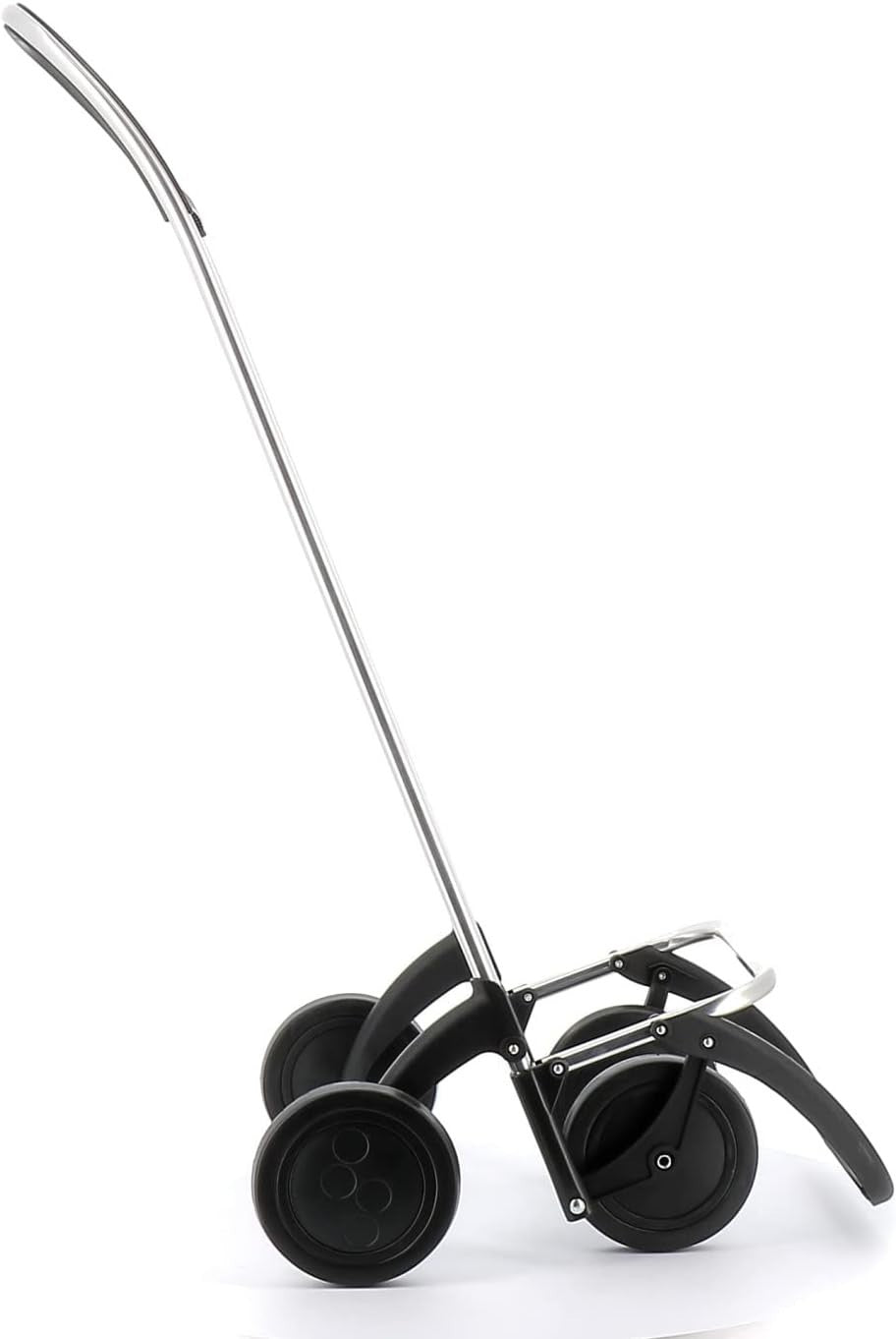 Foldable 4-Wheel Shopping Trolley with High-Capacity Bag – Blue