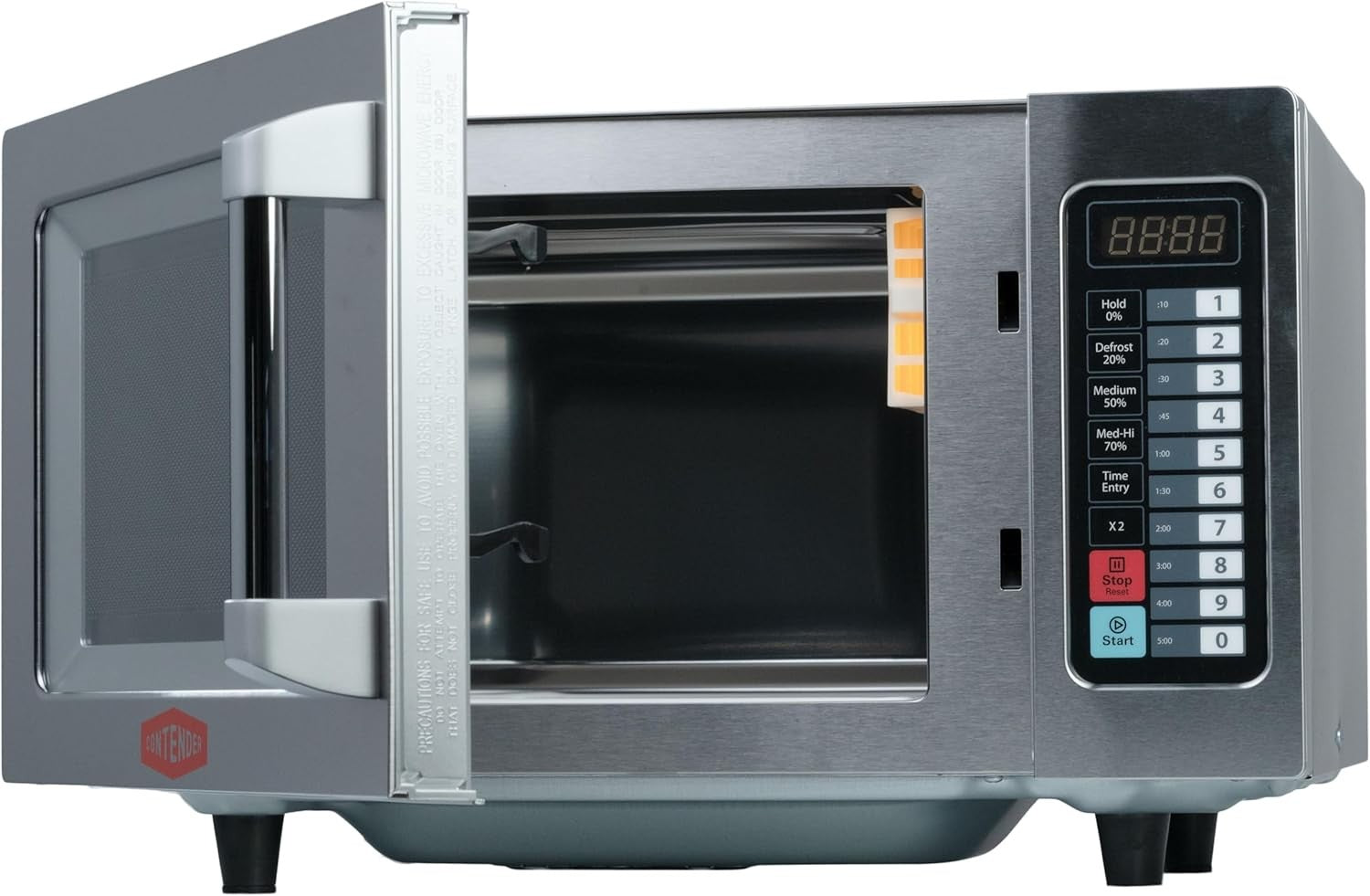 Stainless Steel 25L Commercial Microwave 1000W Programmable