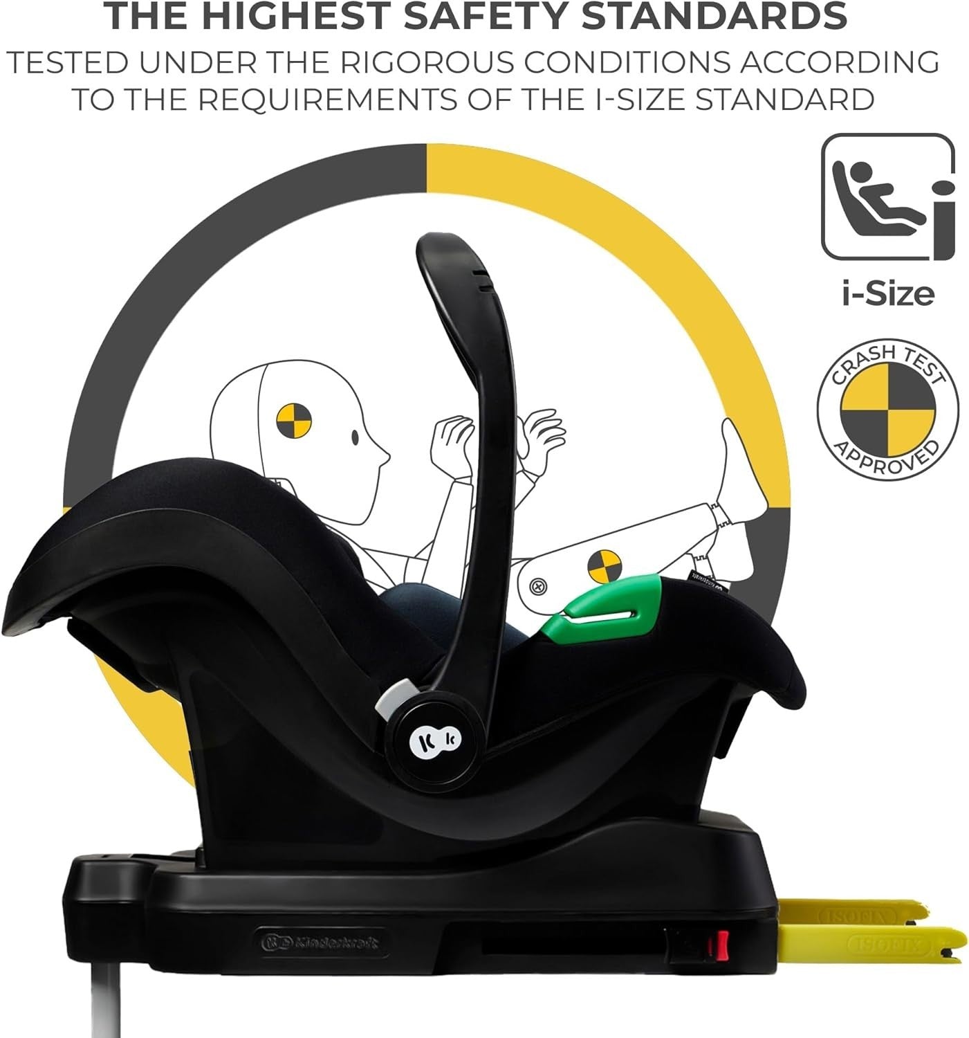 4 in 1 Baby Travel System 22kg, ISOFIX Car Seat, Foldable Pram