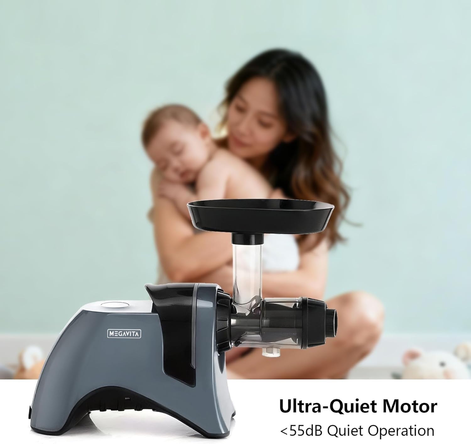Cold Press Juicer BPA Free Slow Masticating High Yield Quiet Touch