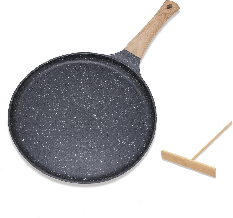20cm Grey Non-Stick Pancake & Crepe Pan – All Hob & Induction Compatible
