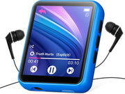 32GB Bluetooth 5.0 MP3 Player Blue 2.4" Touch Screen FM