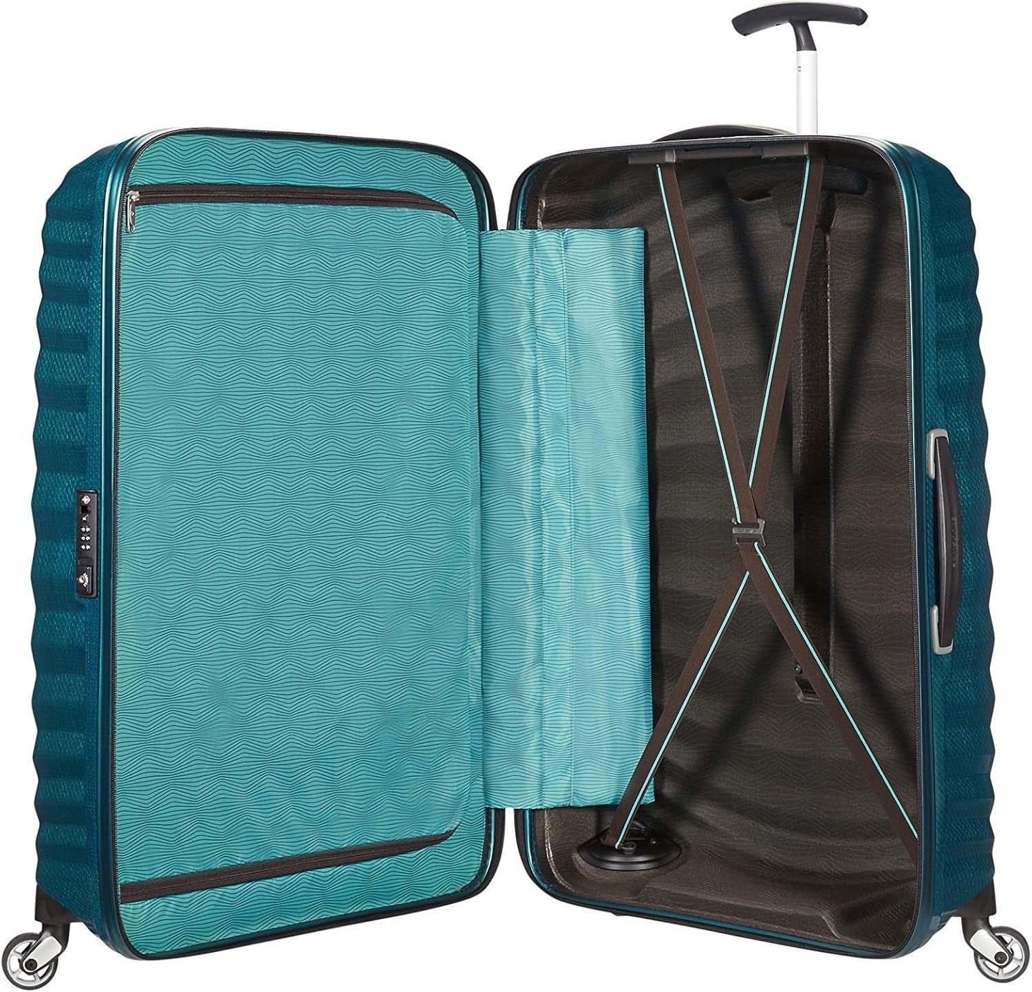 Large Lightweight Hard Shell Spinner Suitcase Shock Resistant 75cm 99L
