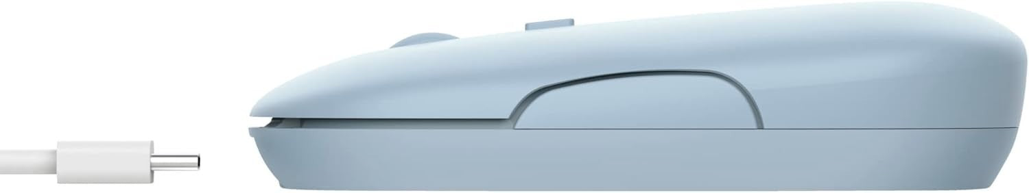 Ultra Slim Rechargeable Wireless Mouse Bluetooth 2.4G Silent
