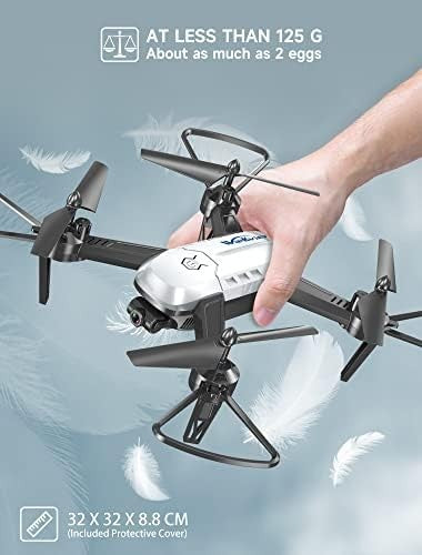1080P HD Drone w/ Camera 2 Batteries 360° Flip Foldable Beginner RC Quadcopter