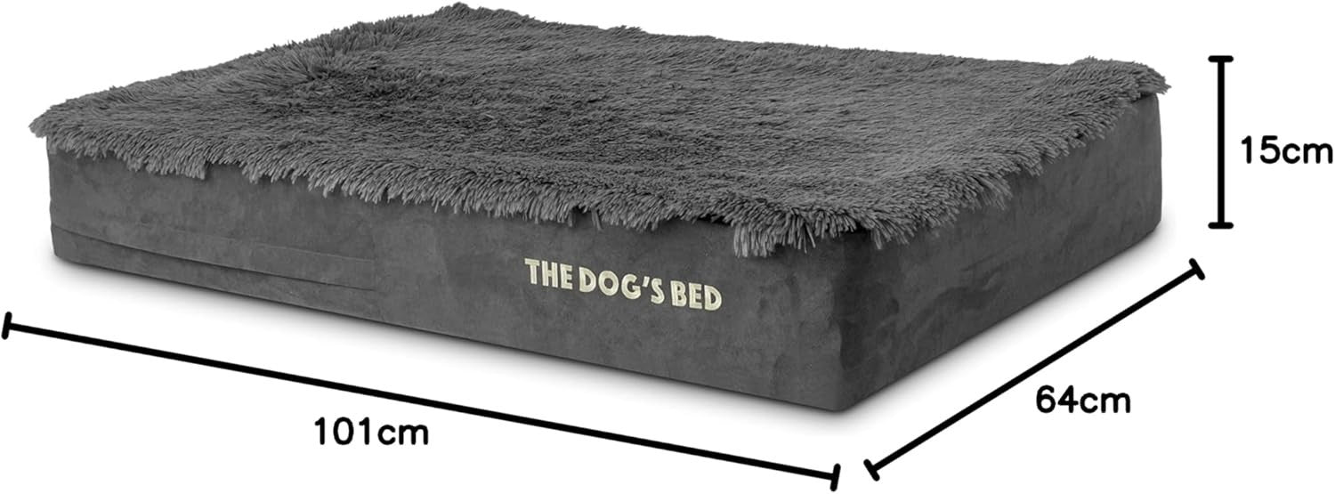 Large Orthopedic Memory Foam Dog Bed 101x64x15cm Waterproof