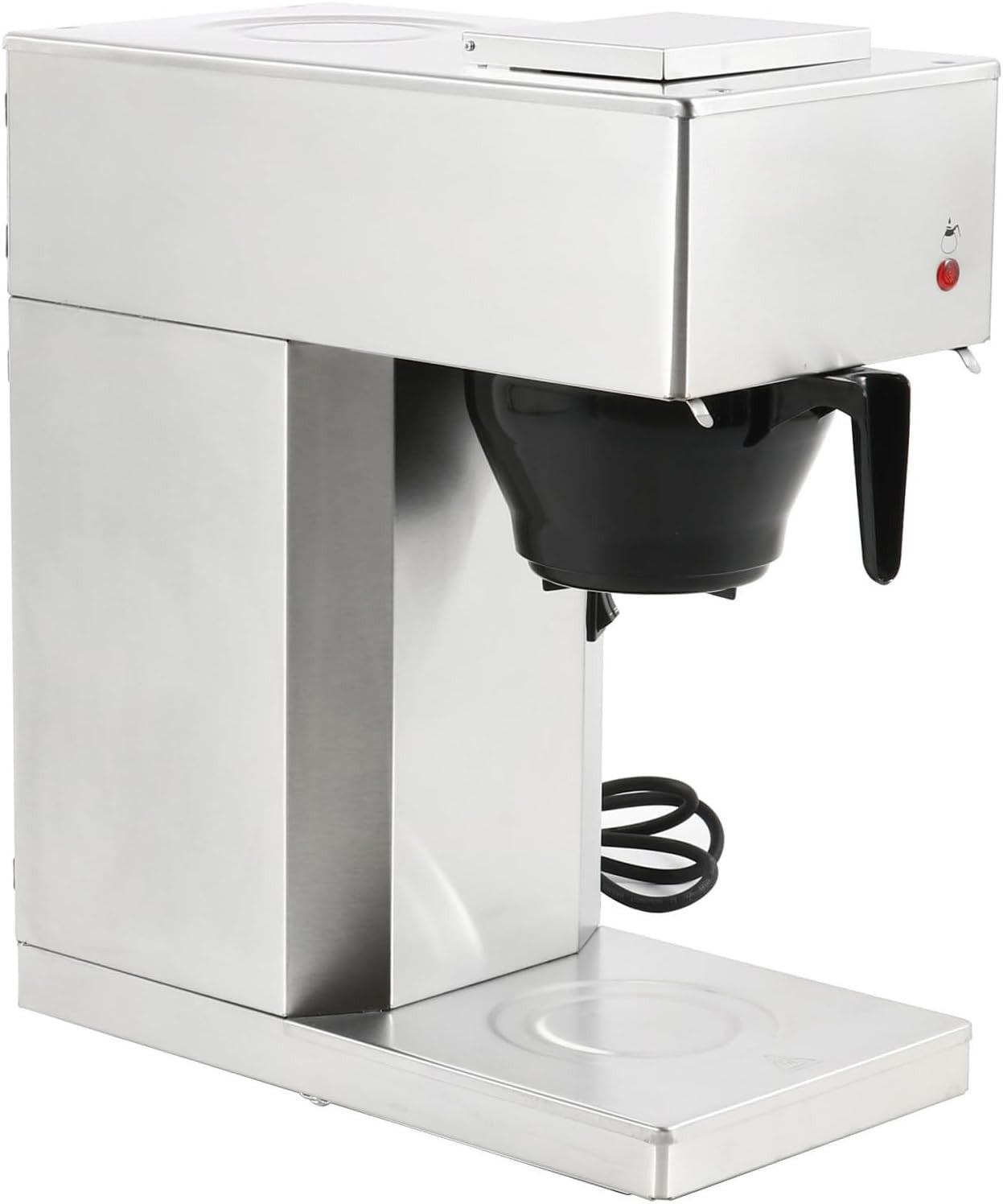 Commercial Filter Coffee Maker 2.2L Dual Hotplates 2000W Fast Brew + Filters