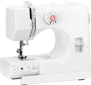 Portable Sewing Machine 12 Stitch Double Speed LED Light Foot Pedal