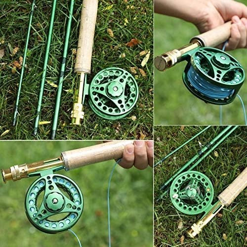 9ft Fly Fishing Rod & Reel Combo – Carbon 4-Section Freshwater Kit