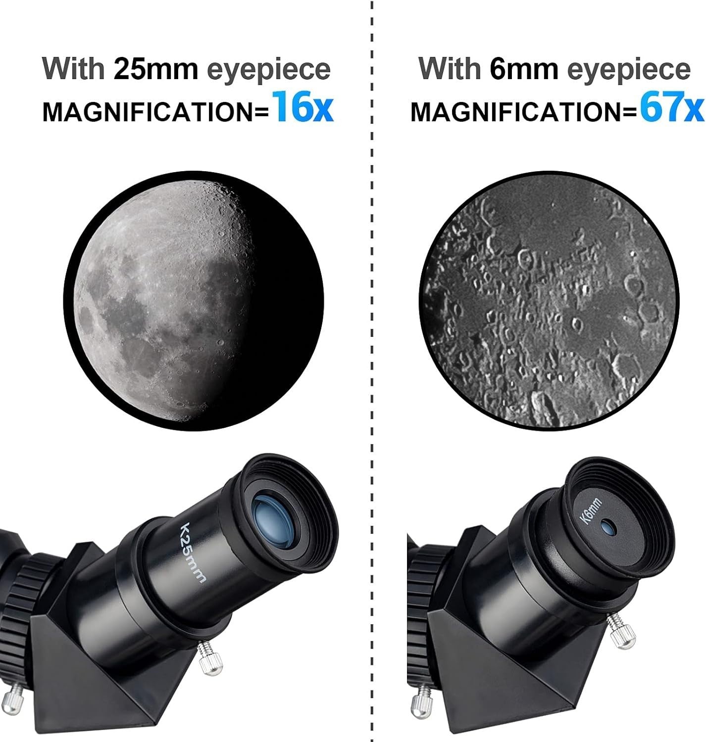 70/400mm Astronomy Telescope 16–201X High Power with Tripod & Phone Adapter