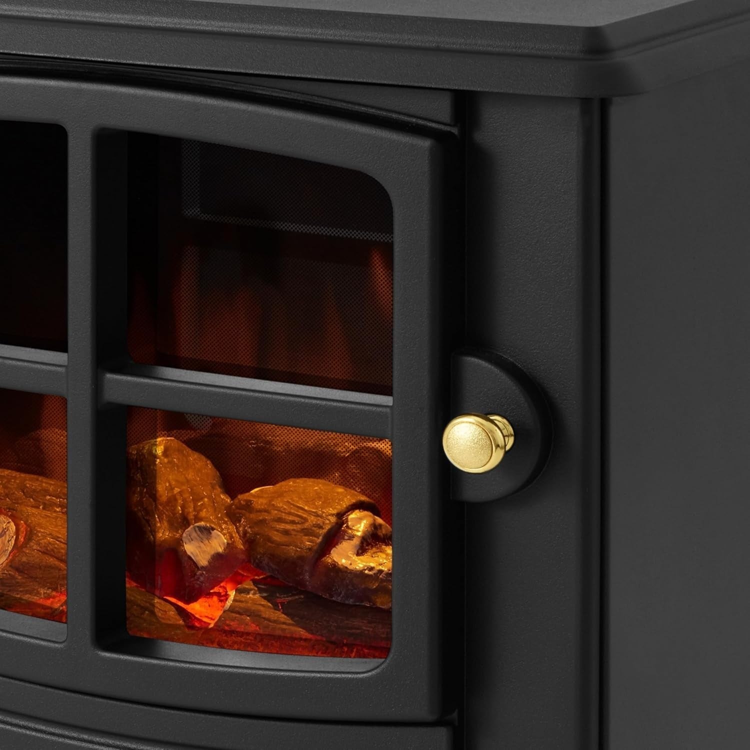 Electric Fireplace Suite Log Stove Heater 2kW Remote LED Flame Effect