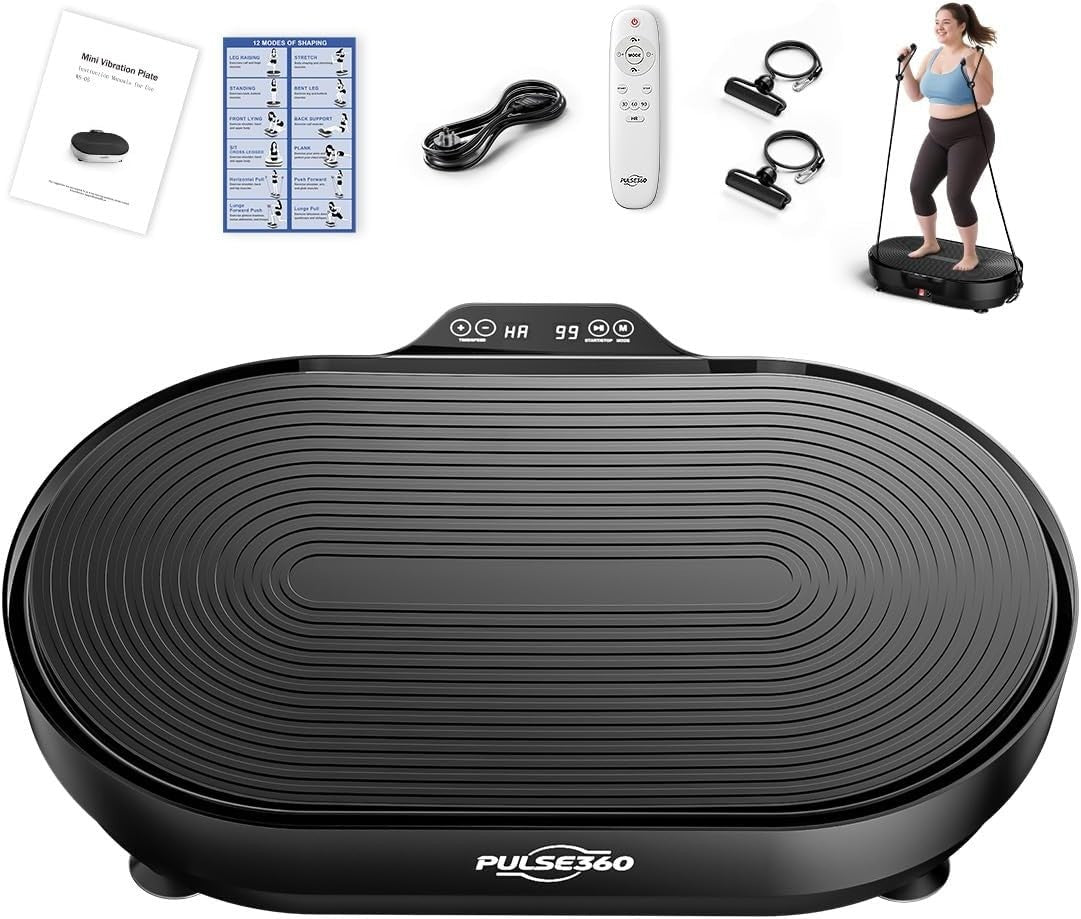 Vibration Plate Exercise Machine 99 Speeds 9 Programs 660LB Lymphatic