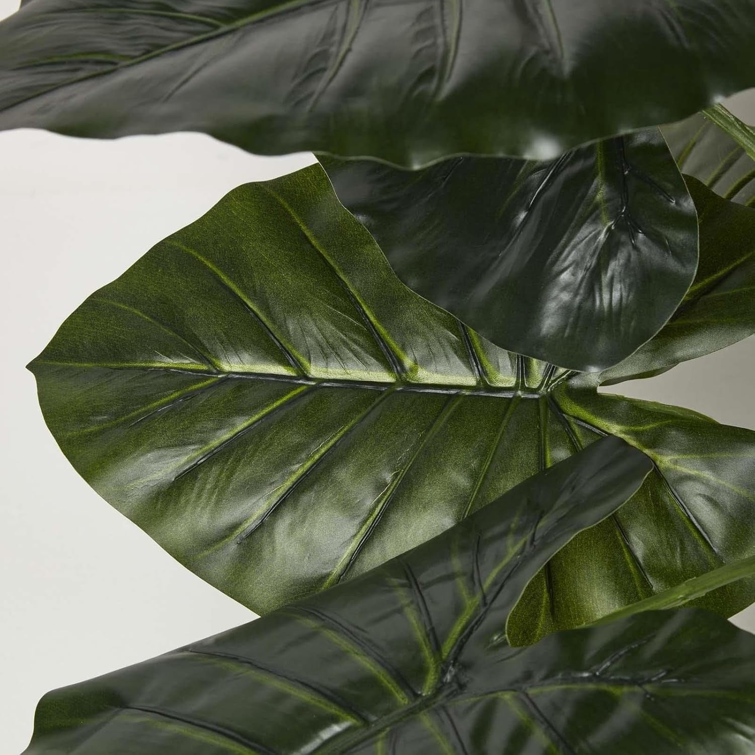 90cm Artificial Taro Plant with Real Touch Elephant Ear Leaves Home Decoration