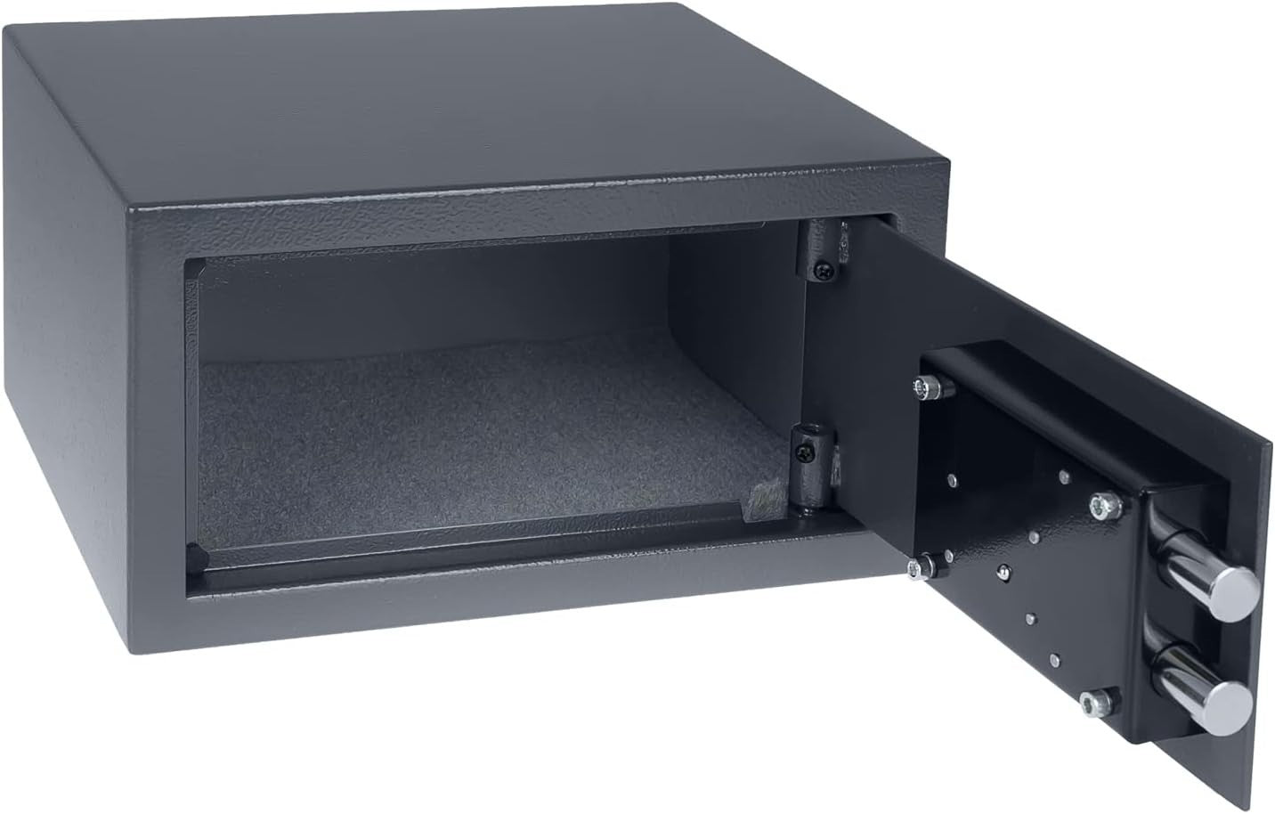 Steel Security Safe Box Key Lock Cash Jewellery Document Home Office