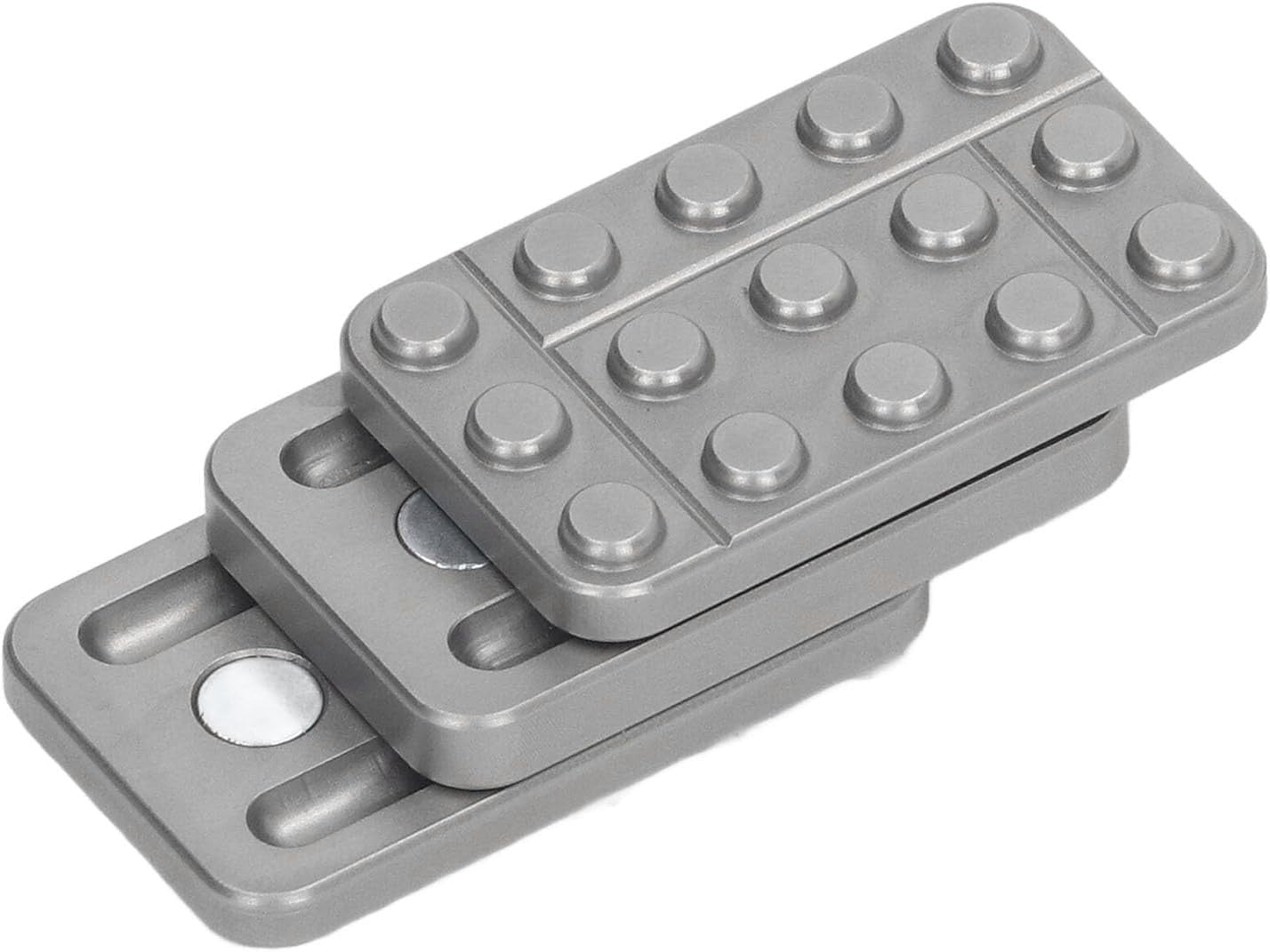 Magnetic Metal Fidget Slider Clicker Pocket Stress Relief ADHD