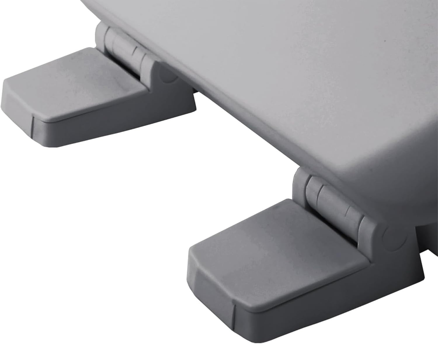 Chicago Ultra-Fix Toilet Seat Whisper Grey Wooden Adjustable Plastic Hinges