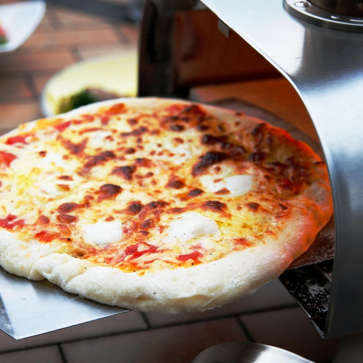 Stainless Steel Outdoor Pizza Oven | Portable Wood Pellet Pizza Maker BBQ