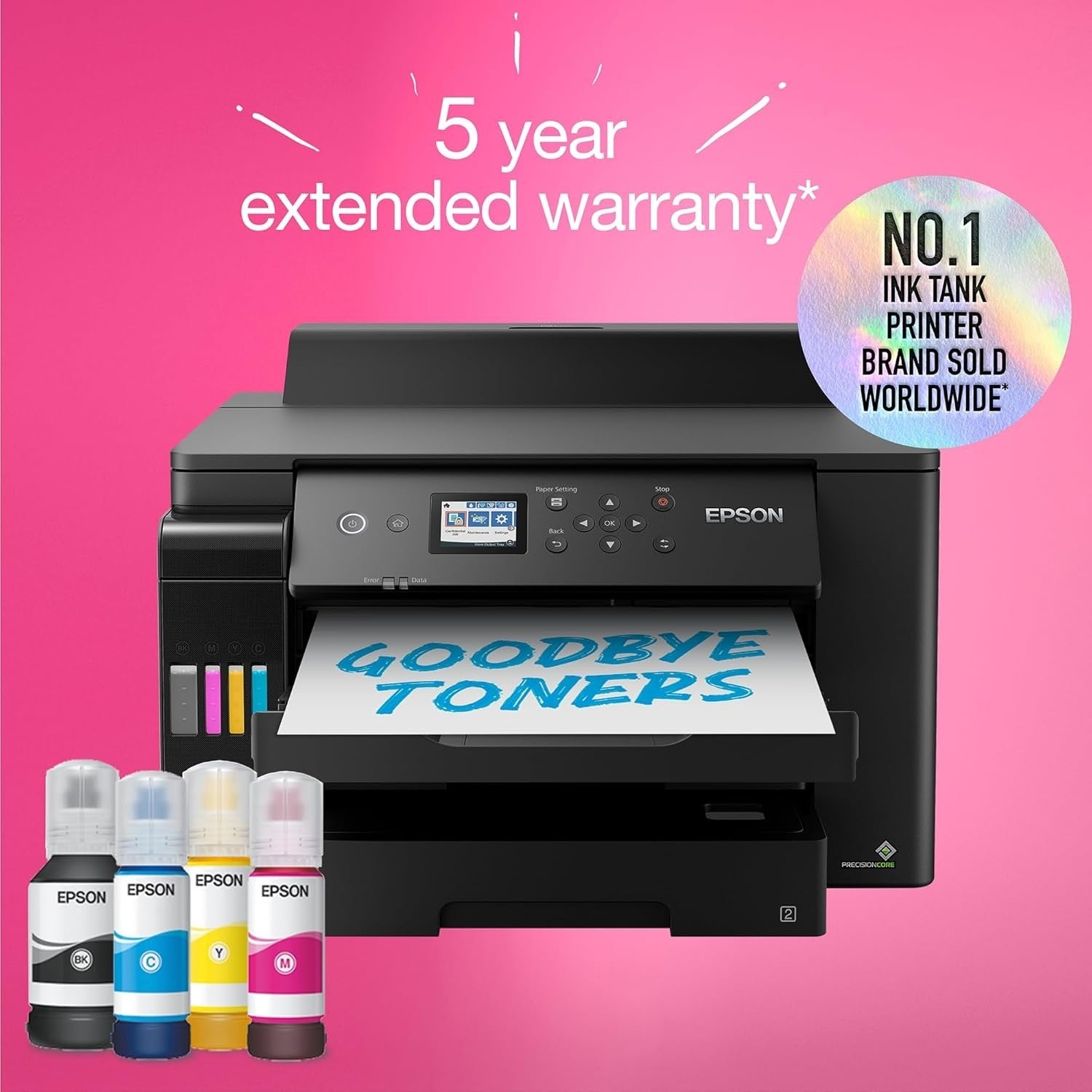 A3+ High-Speed Wi-Fi Ink Tank Printer Black | Auto Duplex | 32ppm Output