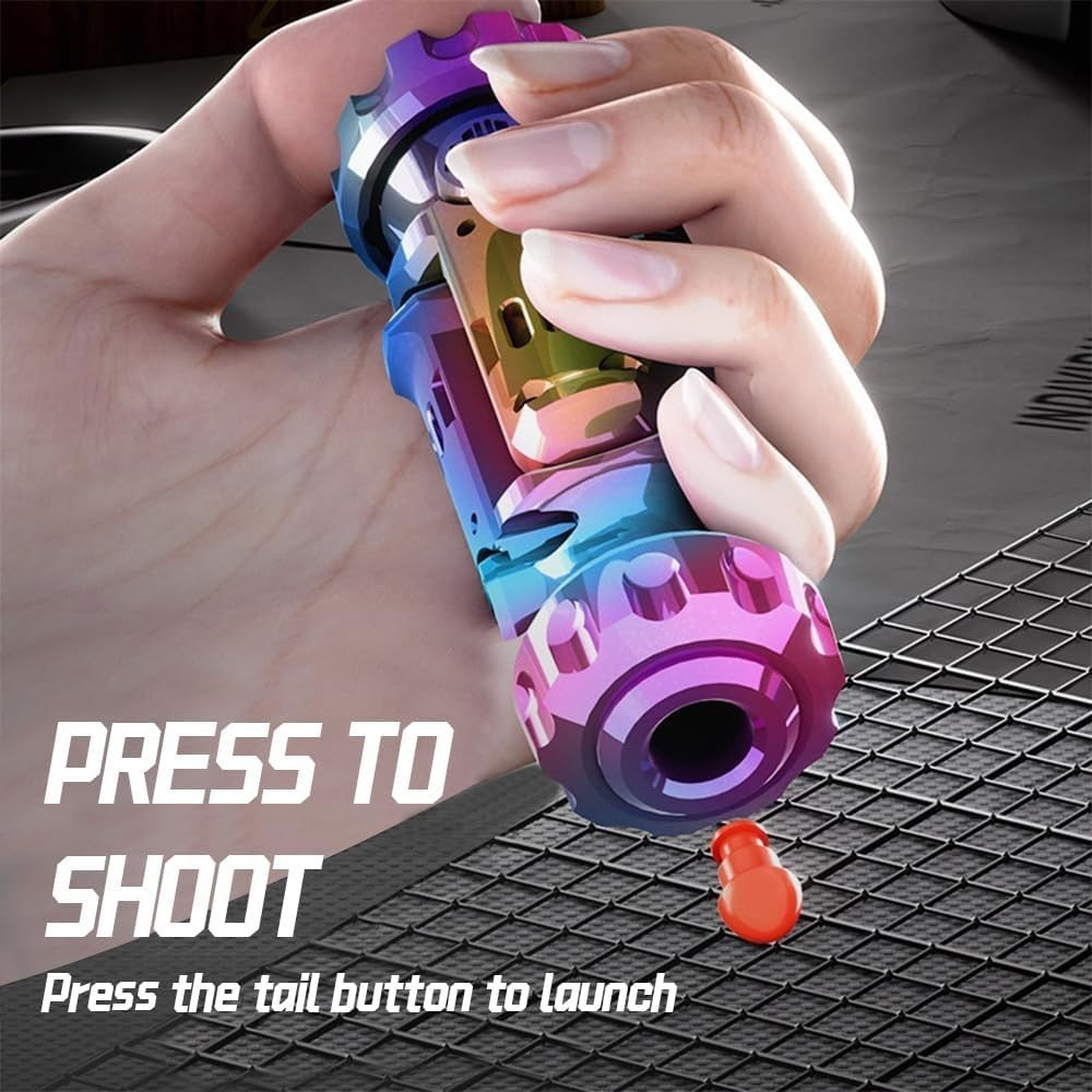 Metal Fidget Gun Spinner Stress Relief Foldable Alloy Desk Toy