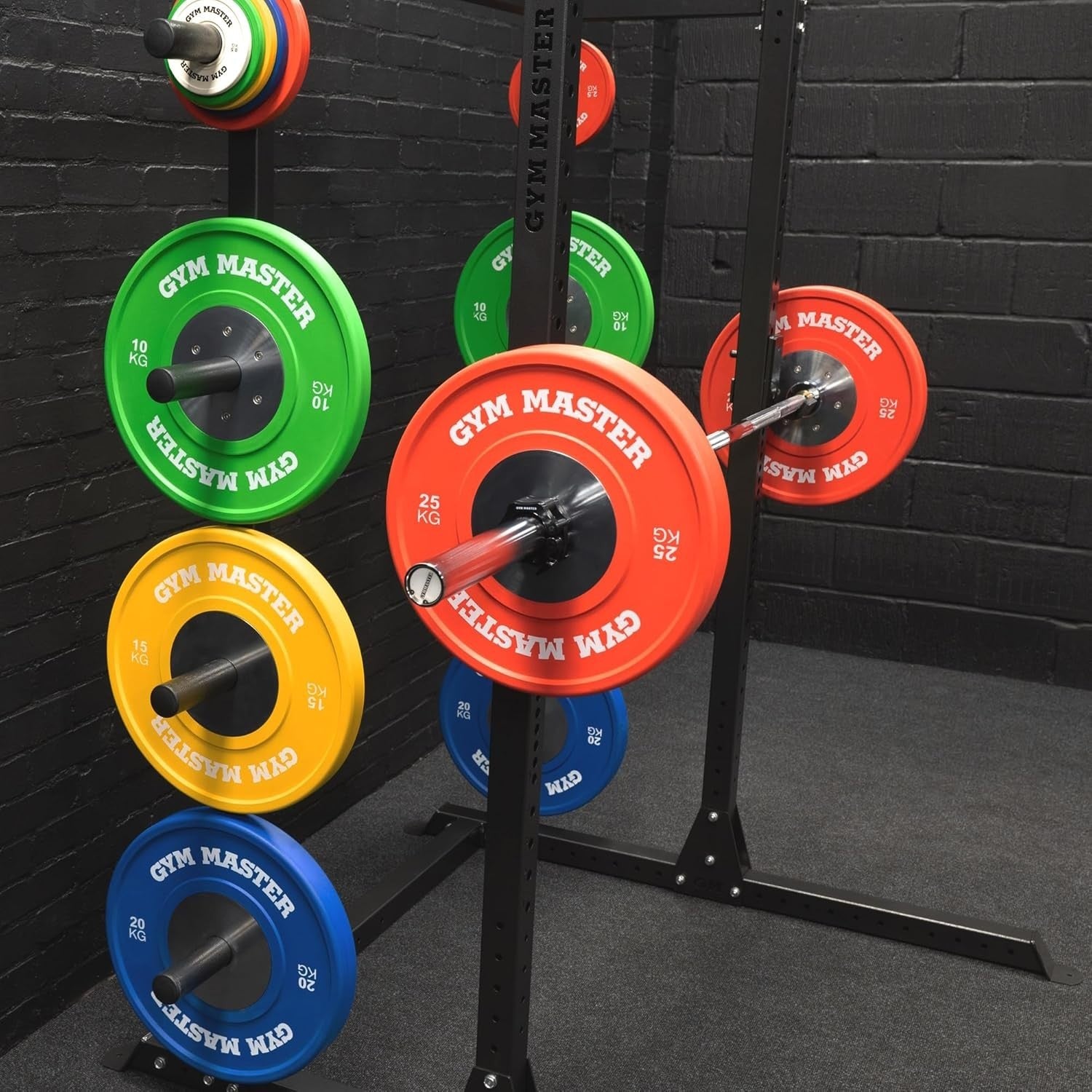 Bolt-On Weight Storage System Black & Gunmetal for Half Power Rack