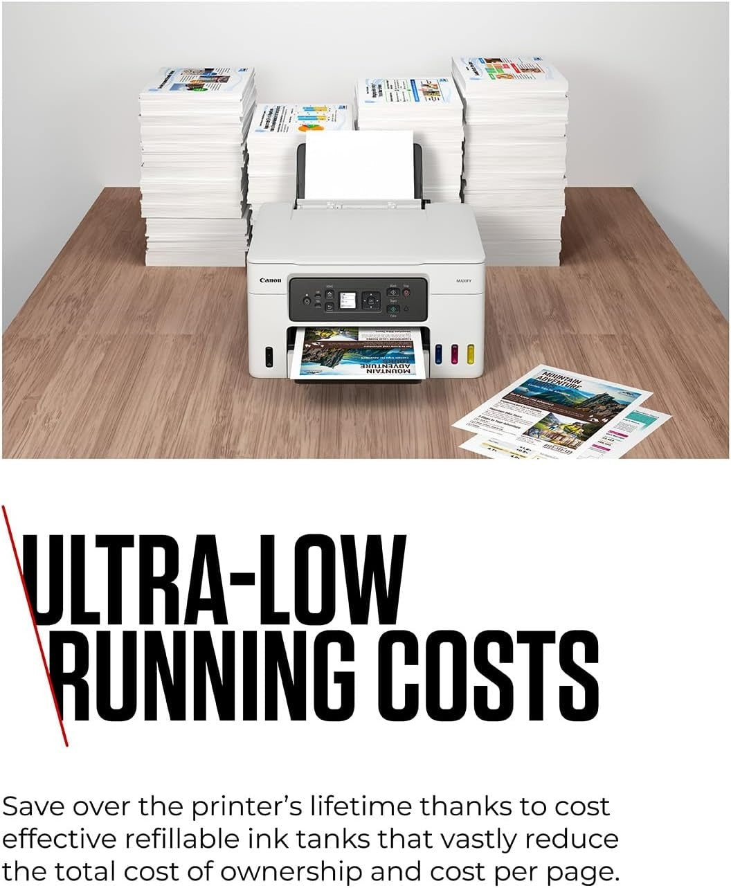 A4 Colour MegaTank Inkjet Printer 3-in-1 Wireless Auto Duplex GX3050