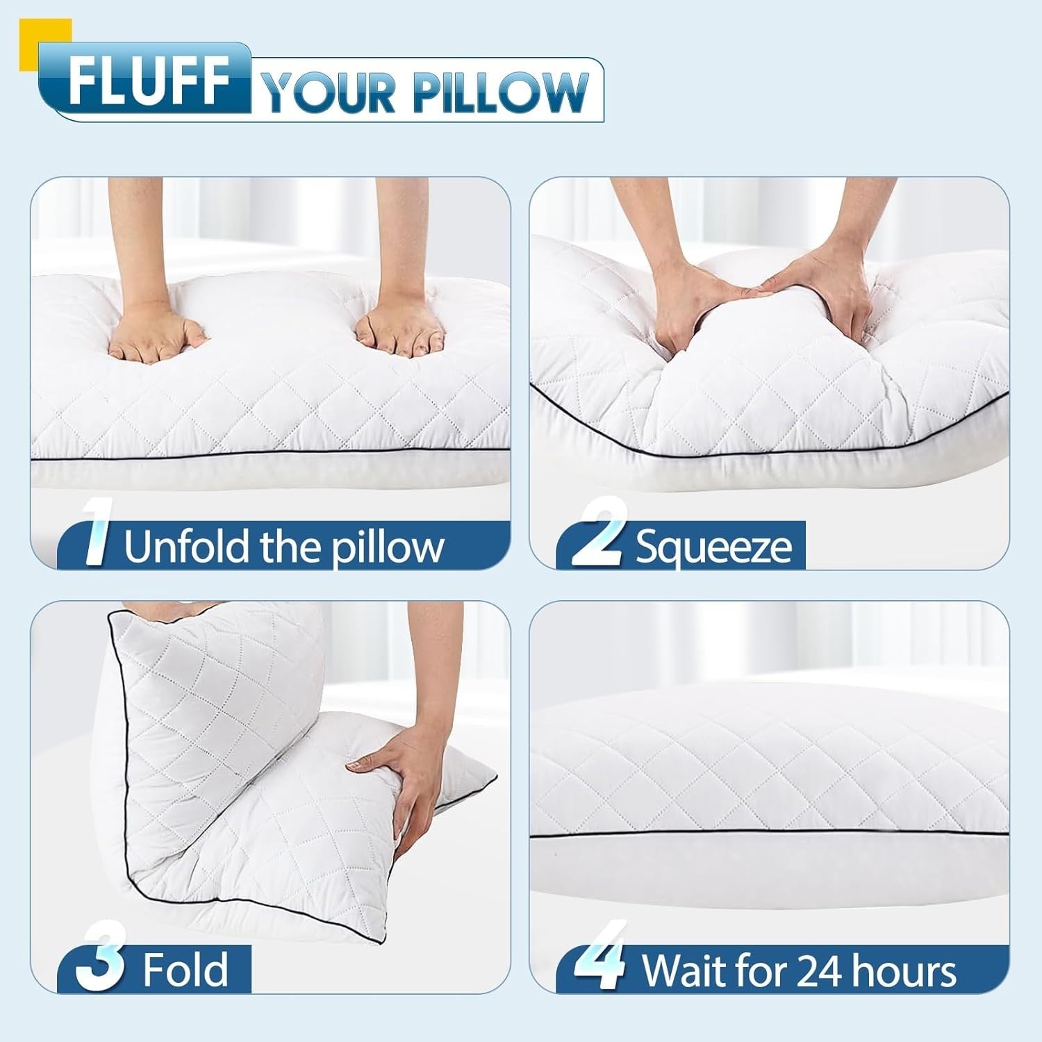 Memory Foam Body Pillow 20x60 Firm Full Support for Side Sleepers