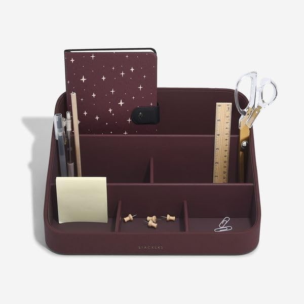 Luxury Desk Organizer & Letter Tray – Compact Home Office Storage, Multi-Tier