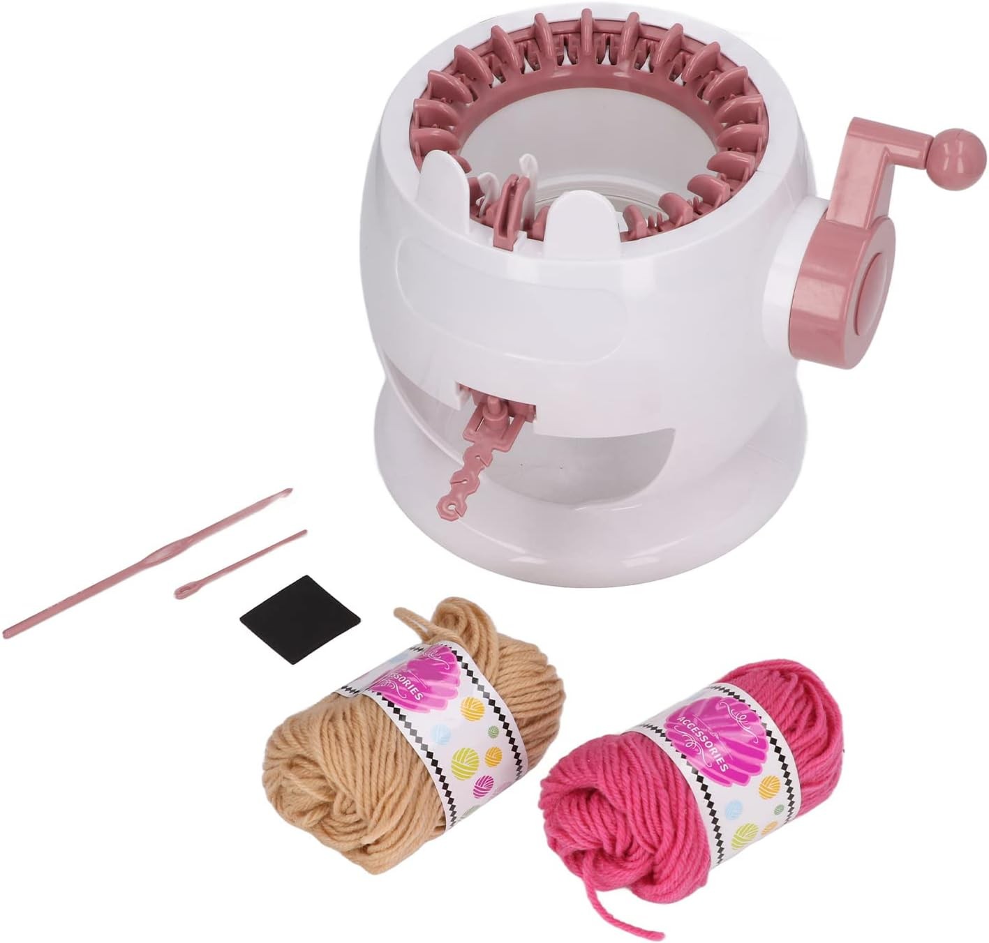 22 Needle Knitting Machine Circular Hand Crank Loom Kids Adult Craft Kit