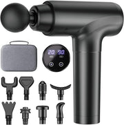 Percussion Massage Gun Deep Tissue 20 Speeds LCD Muscle Recovery Kit